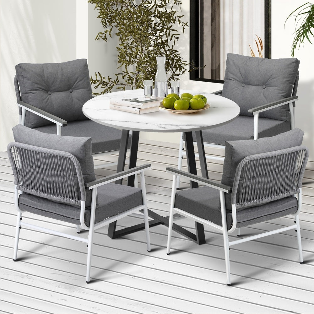 Outdoor Dining Set 3PCS/5PCS Garden Lounge Setting