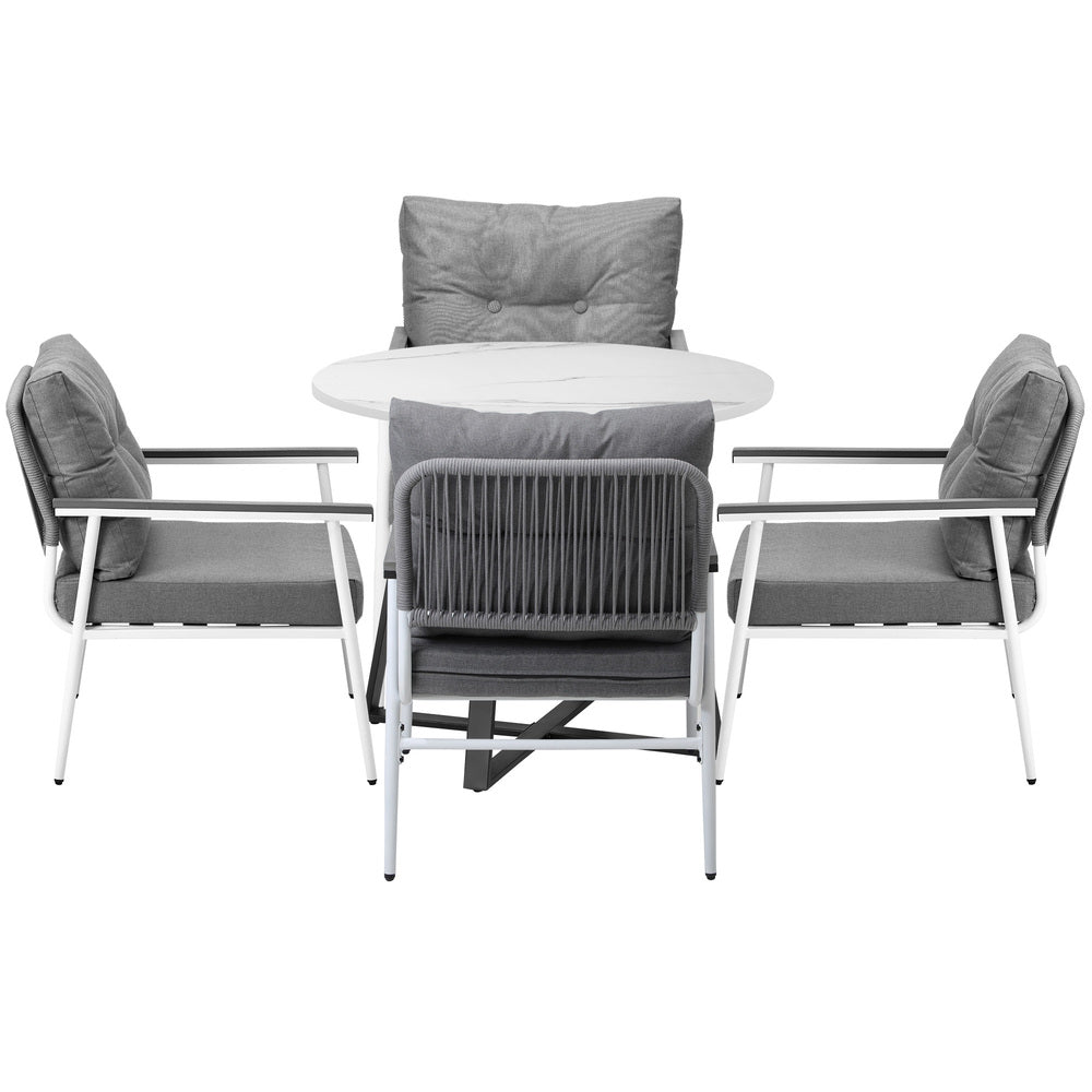 Outdoor Dining Set 3PCS/5PCS Garden Lounge Setting