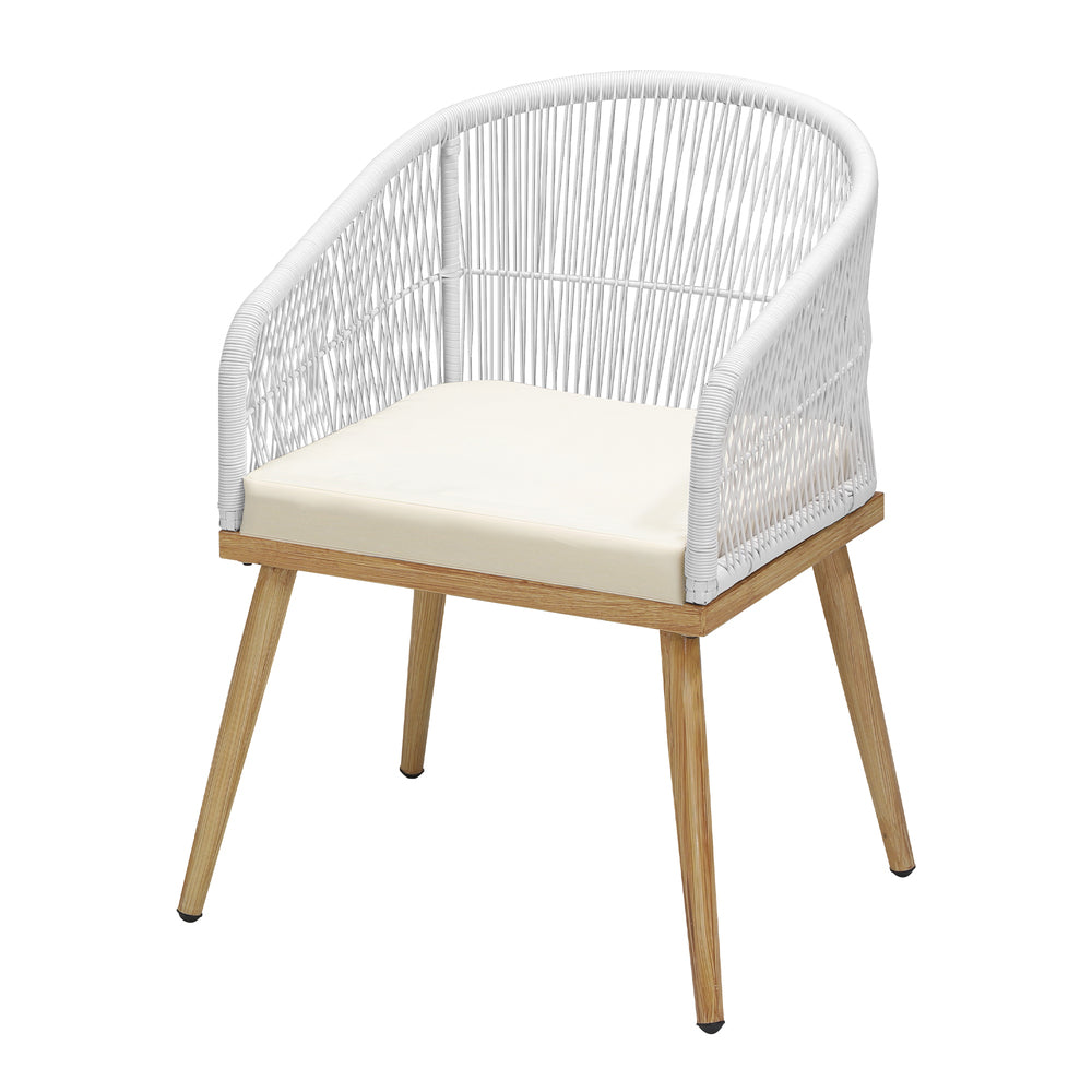 3/5 Pieces Outdoor Dining Set Table&Lounge Chairs for Patio