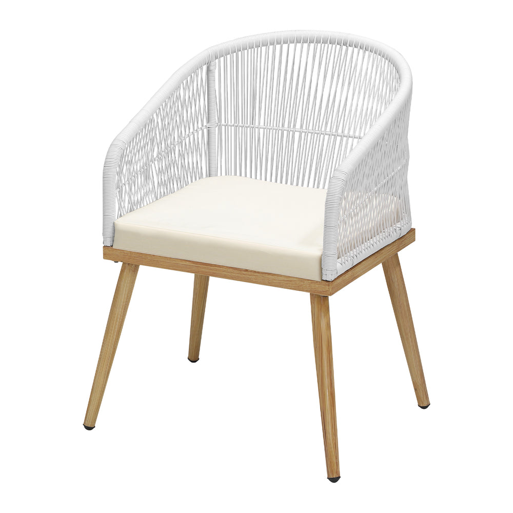 3/5 Pieces Outdoor Dining Set Table&Lounge Chairs for Patio