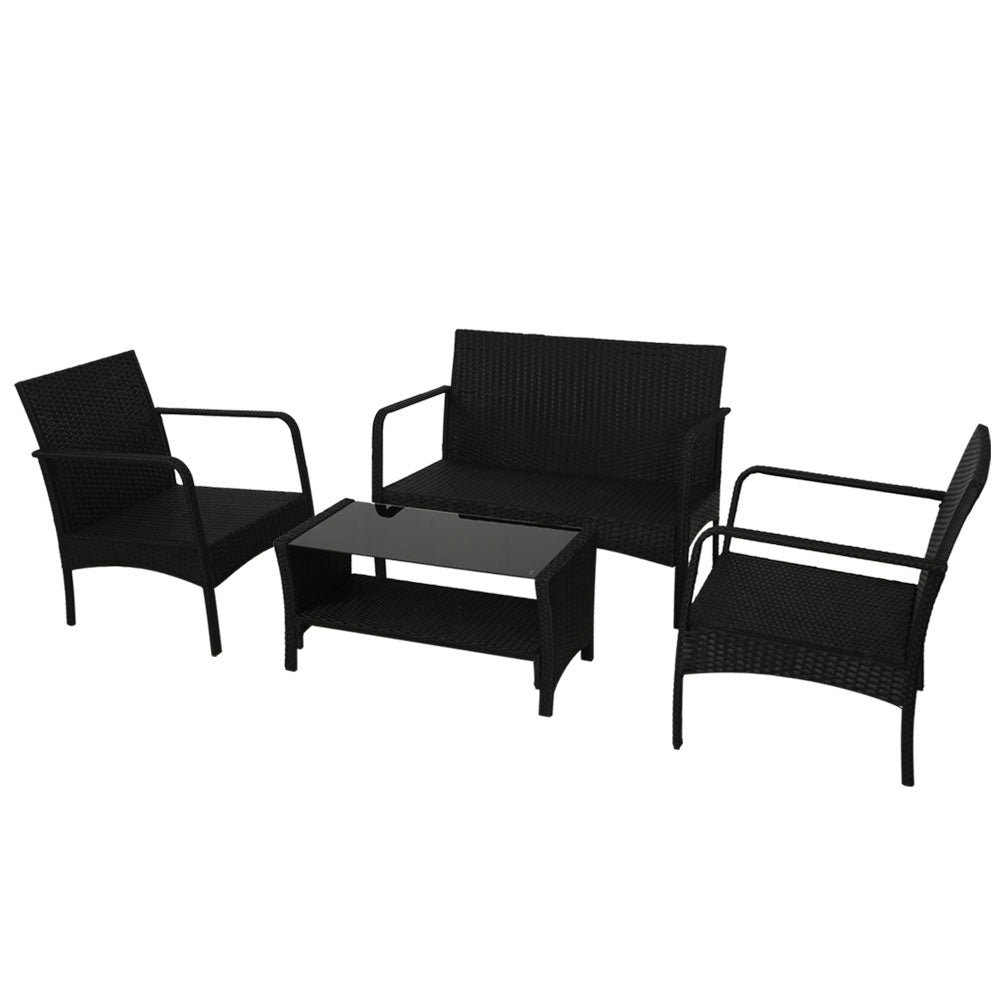 Outdoor Garden Patio Wicker Sofa Set, Outdoor Chairs - photo 7