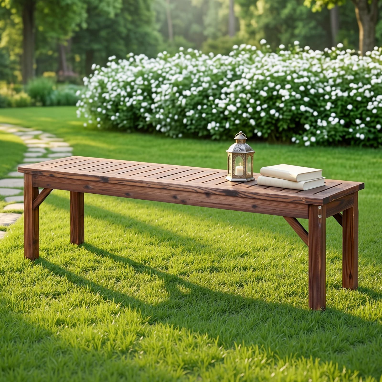 Timber Garden Seat 150cm 150x40x40.5cm