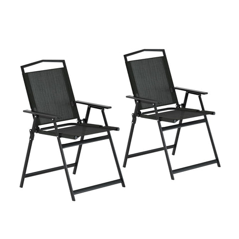 Outdoor Chairs Portable Folding Camping Chair Steel Patio Furniture