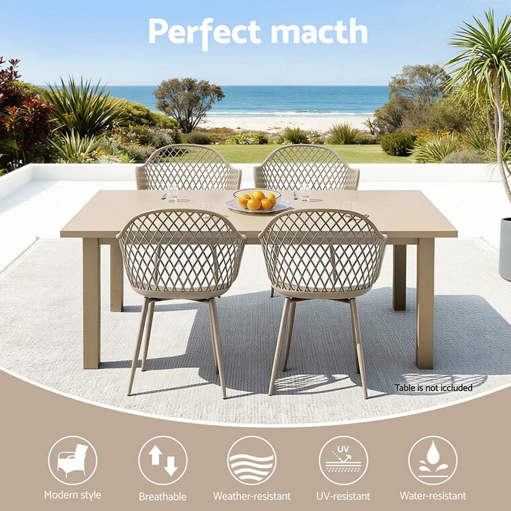 Outdoor Dining Chairs Coffee Set king