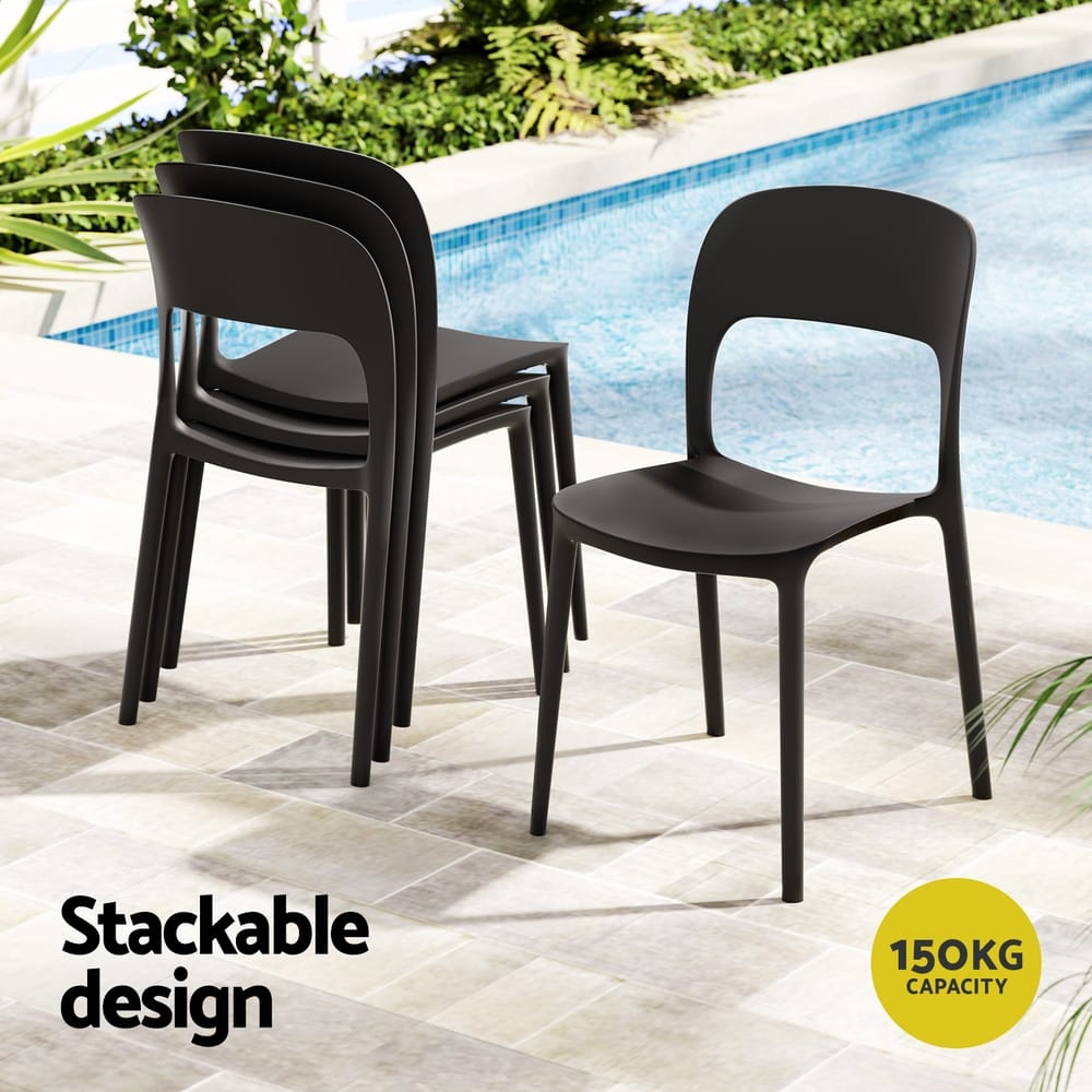 Outdoor Dining Chairs Stackable king