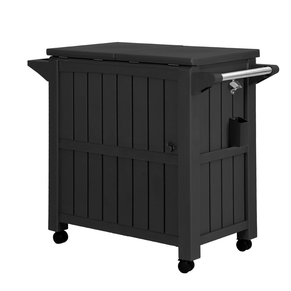 Outdoor Storage Cabinet Ice Cooler Cart 80L, Outdoor Storage Boxes - photo 7