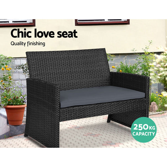 Garden Furniture Outdoor Lounge Setting Wicker Sofa Set