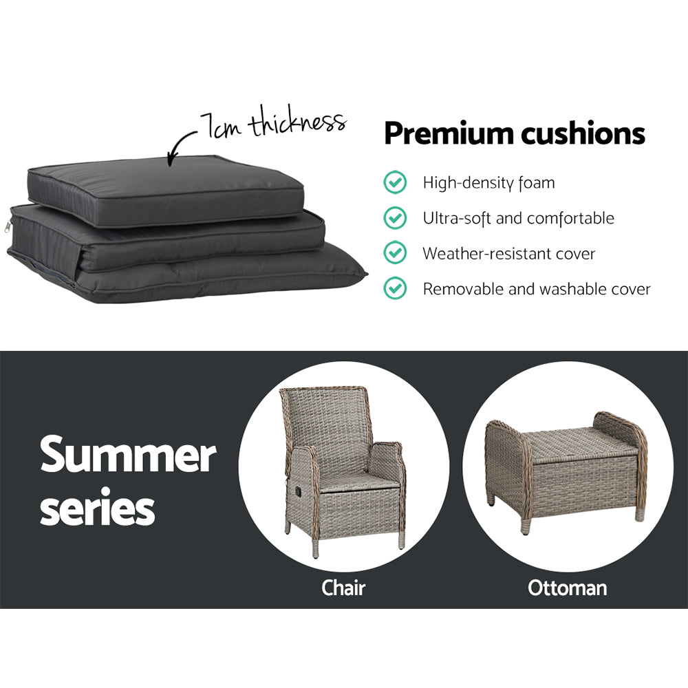 Sun lounge Outdoor Furniture | Odf Rcl Chottb
