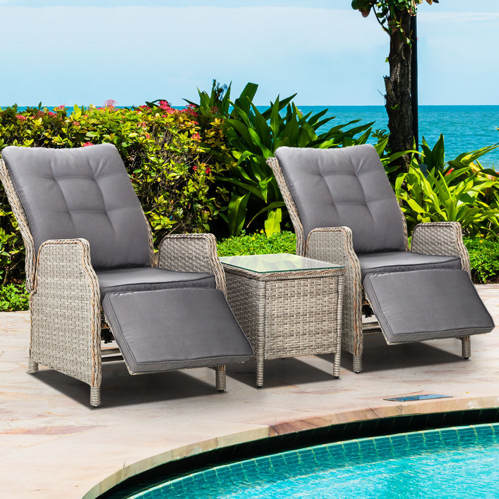 Outdoor Sun lounge Wicker Sofa