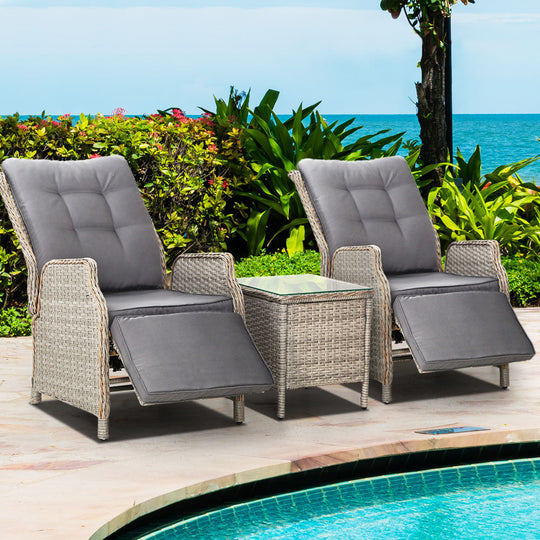 Outdoor Sun lounge Wicker Sofa | Outdoor Chairs