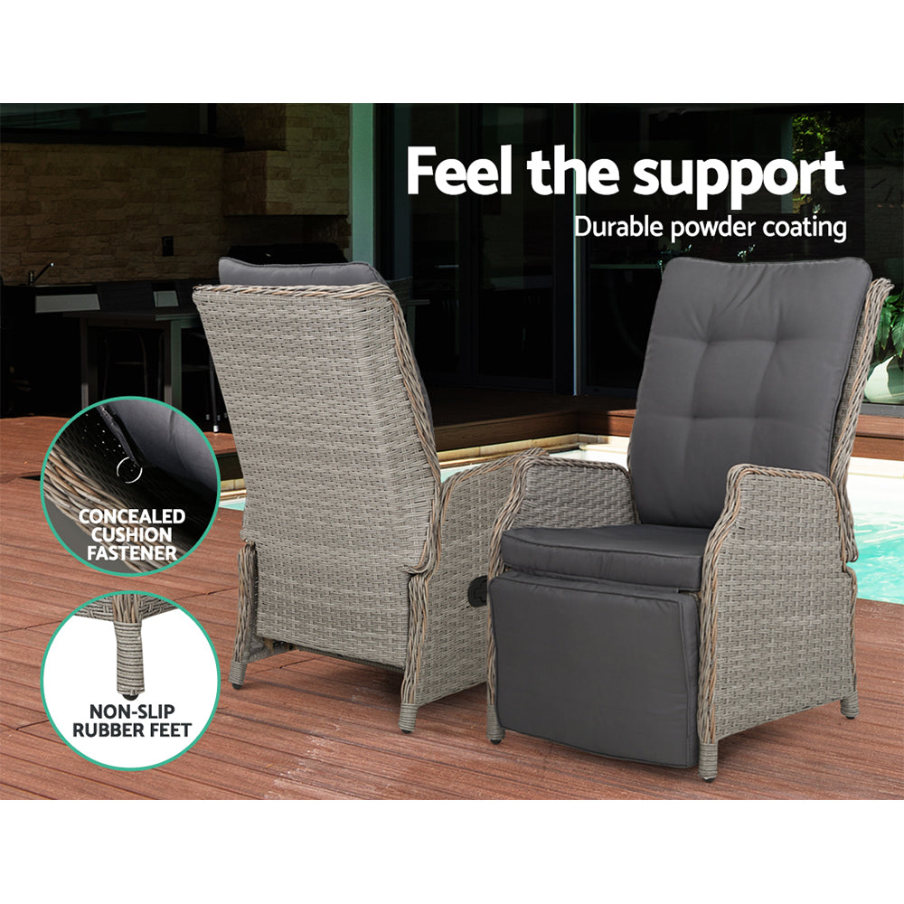 Outdoor Sun lounge Wicker Sofa