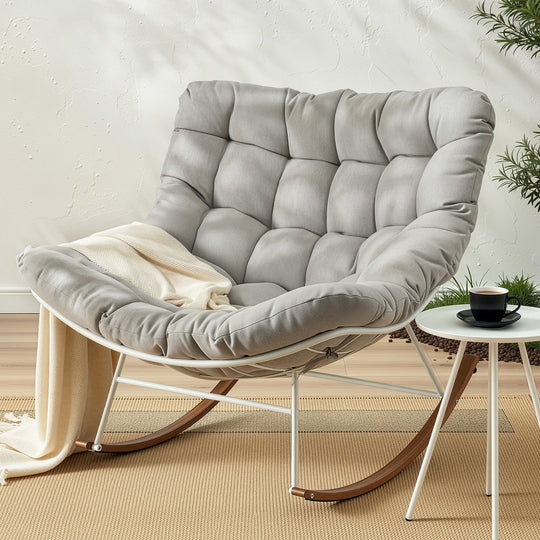 Gardeon Papasan Rocking Chair Outdoor Lounge