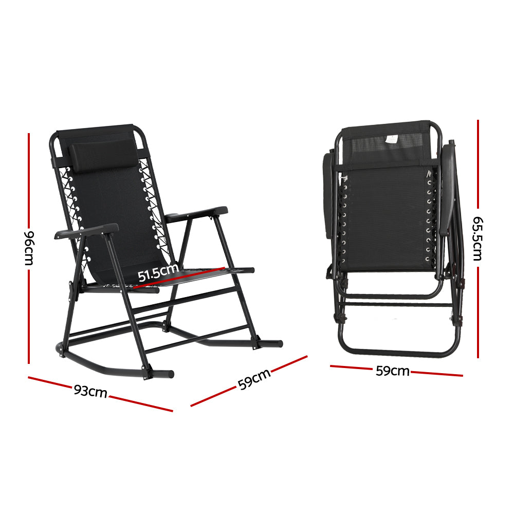 Premium Reclining Outdoor Rocking Chair for Your Patio