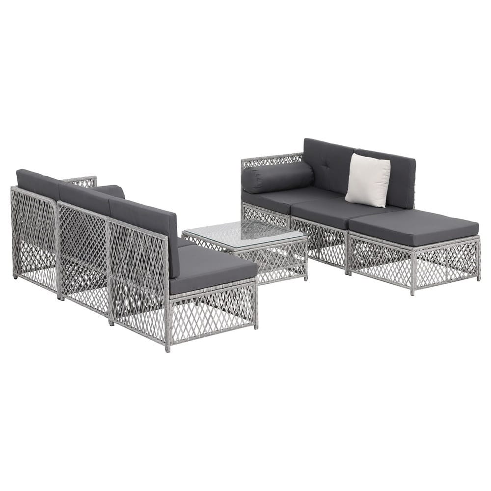 Outdoor Sofa Set Grey 63x60x62cm