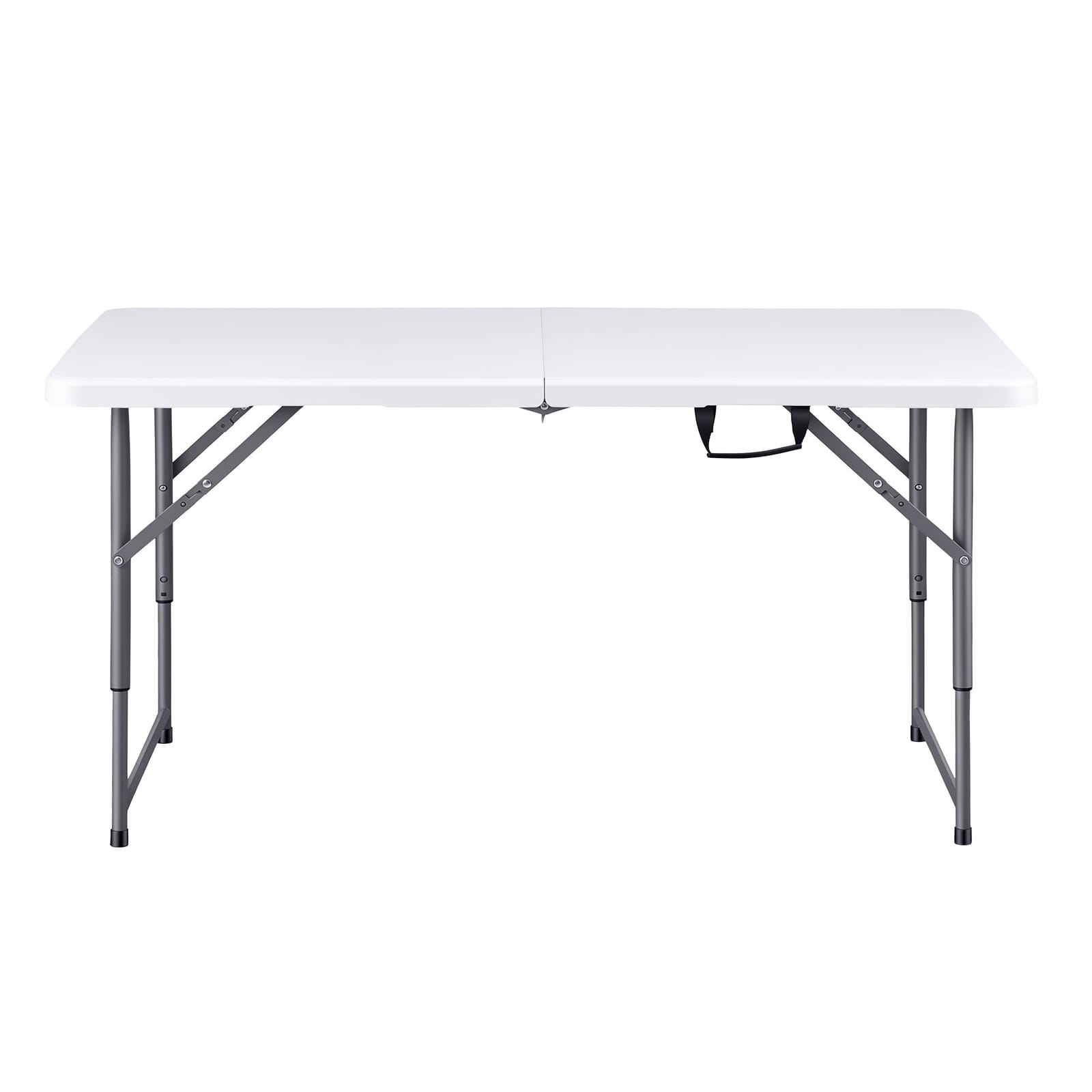 Portable Folding Table White 123x61x48cm