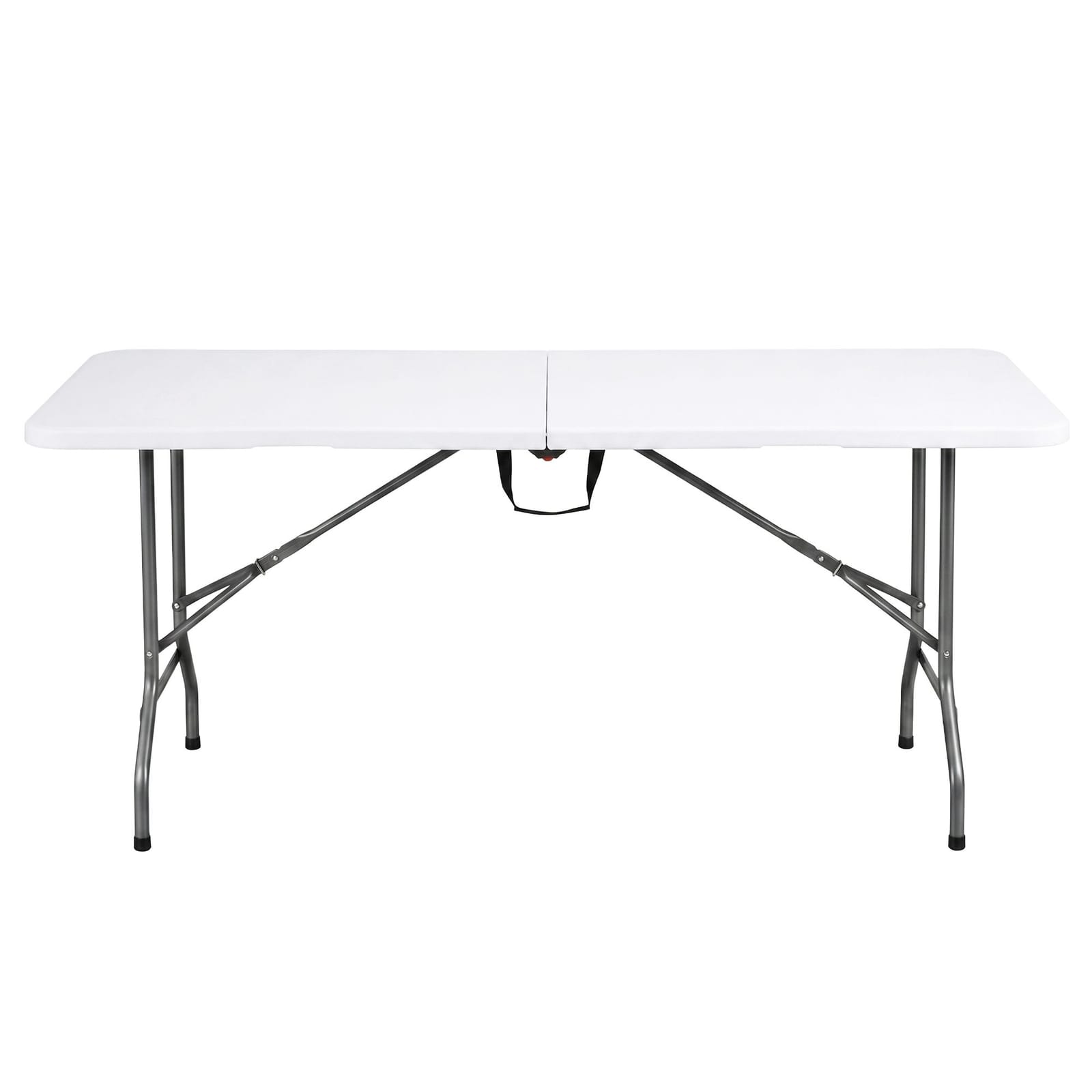 Folding Table Portable White 180x74x75cm
