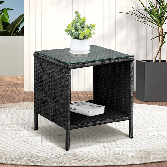 Garden Table Rattan Cafe Table Outdoor Garden Furniture