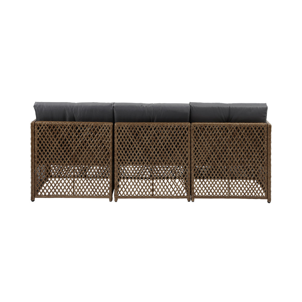 Outdoor Sofa Set 4/6 Seater Wicker Rattan Lounge Setting