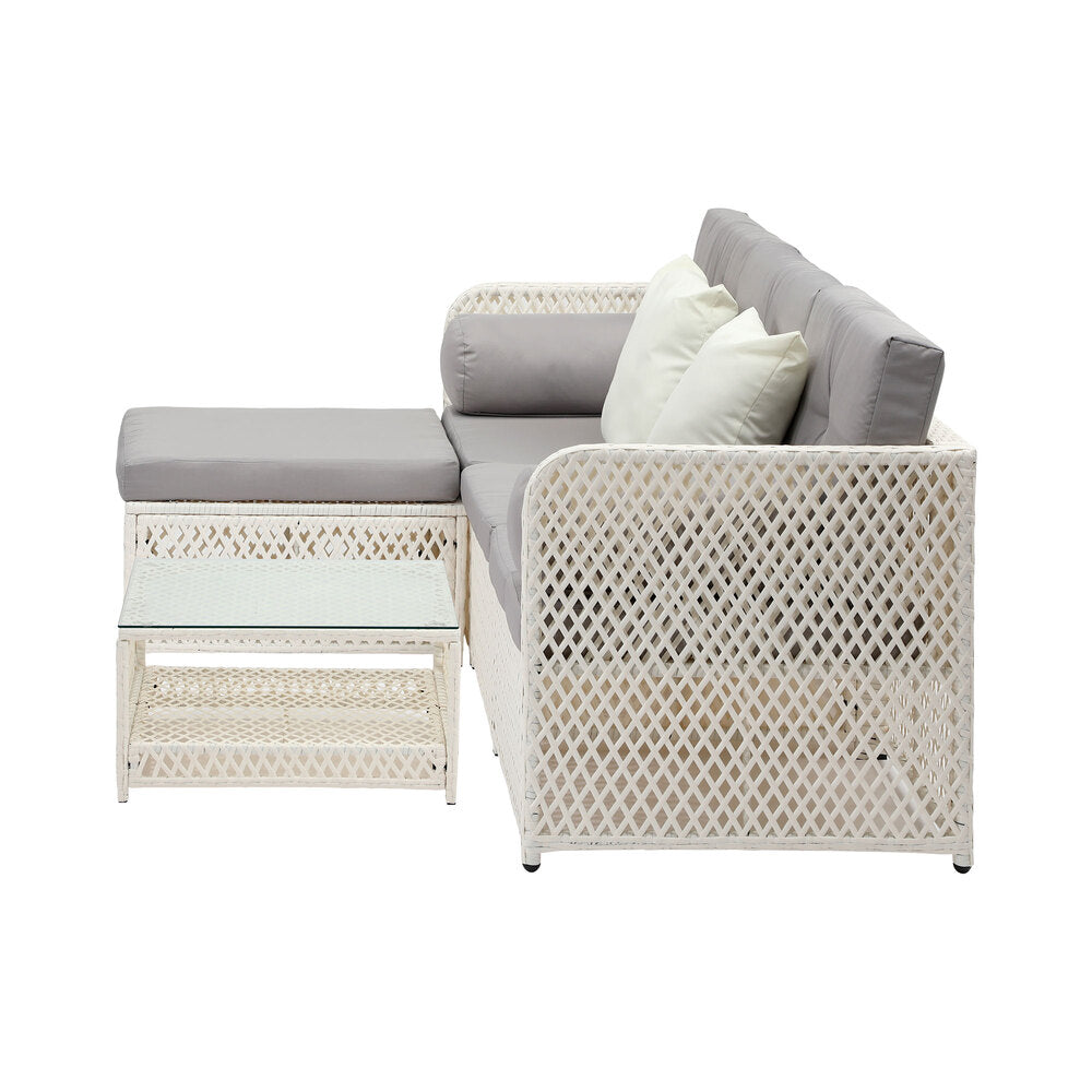 Outdoor Sofa Set 4/6 Seater Wicker Rattan Lounge Setting