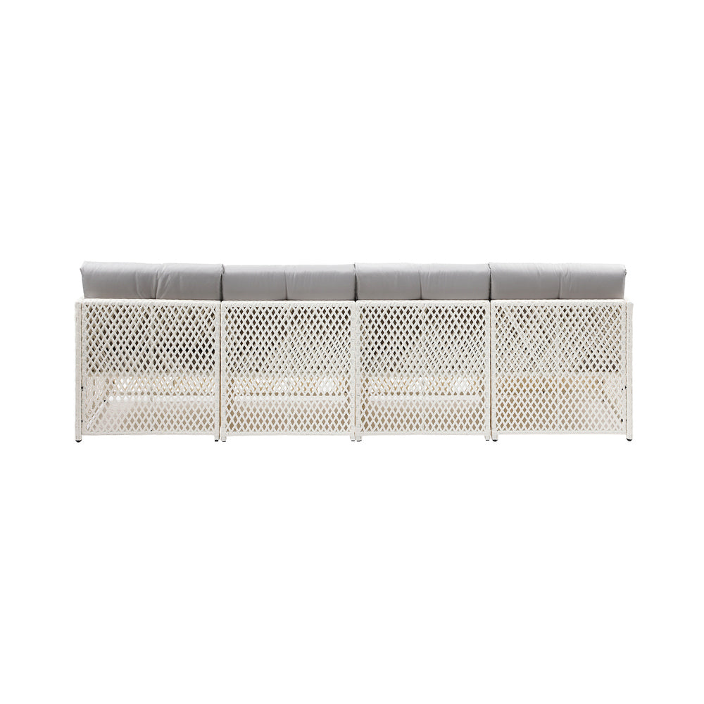 Outdoor Sofa Set 4/6 Seater Wicker Rattan Lounge Setting