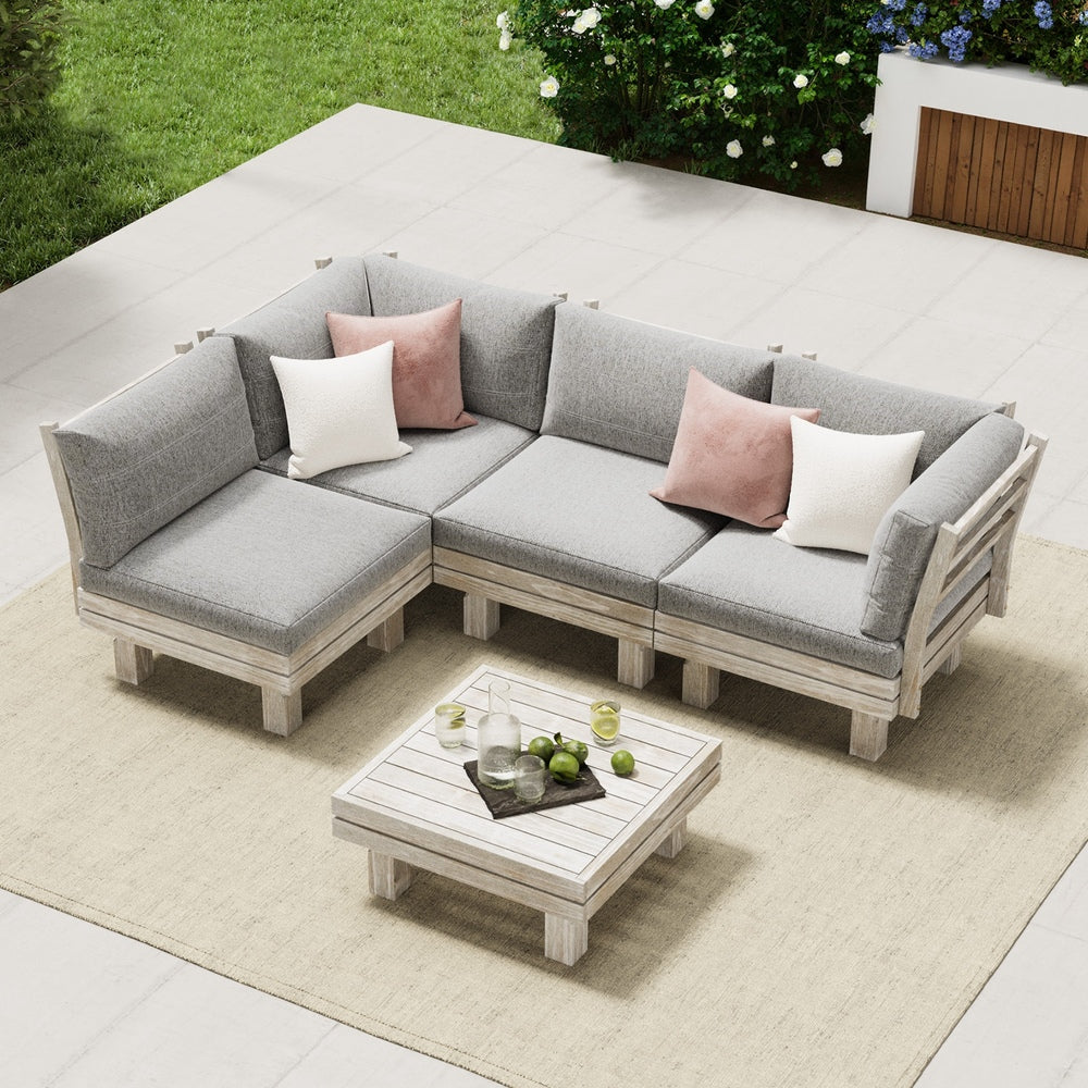 4 Seater Outdoor Furniture Sofa Set Lounge Setting Garden