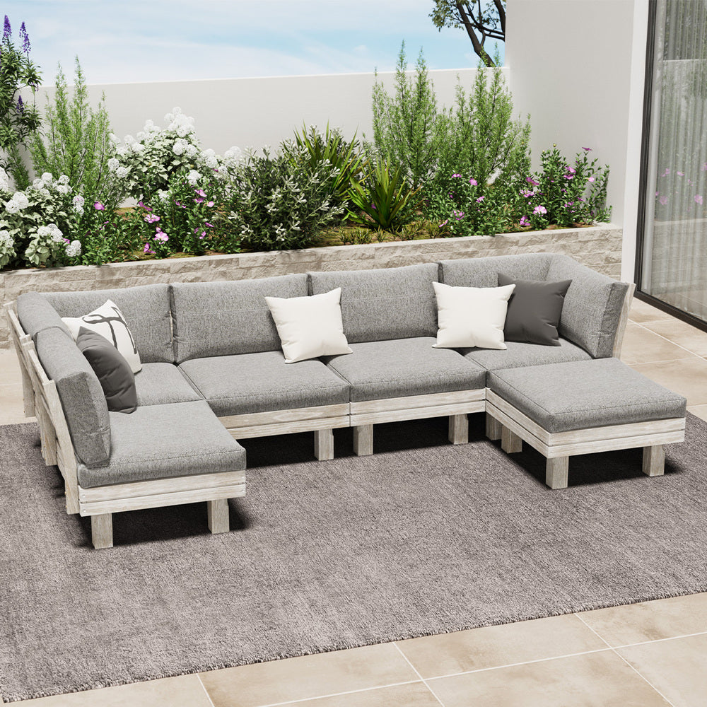 Beige sofa 65x65x28cm, view 6