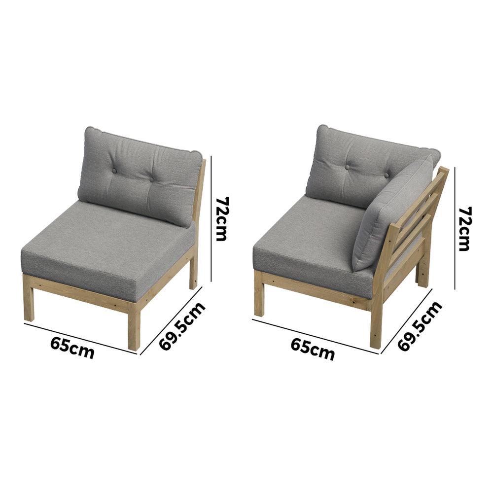 Natural sofa 72x65x69.5cm, view 10