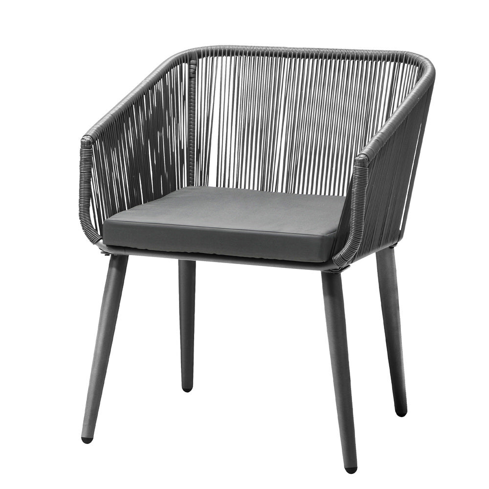 Outdoor Dining Setting 3 Piece Lounge Patio Furniture Table Chairs Set