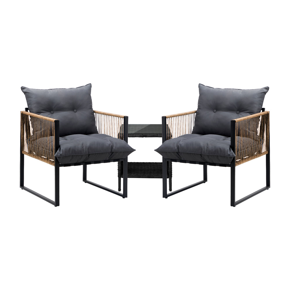 2 Seater Outdoor Patio Lounge Setting