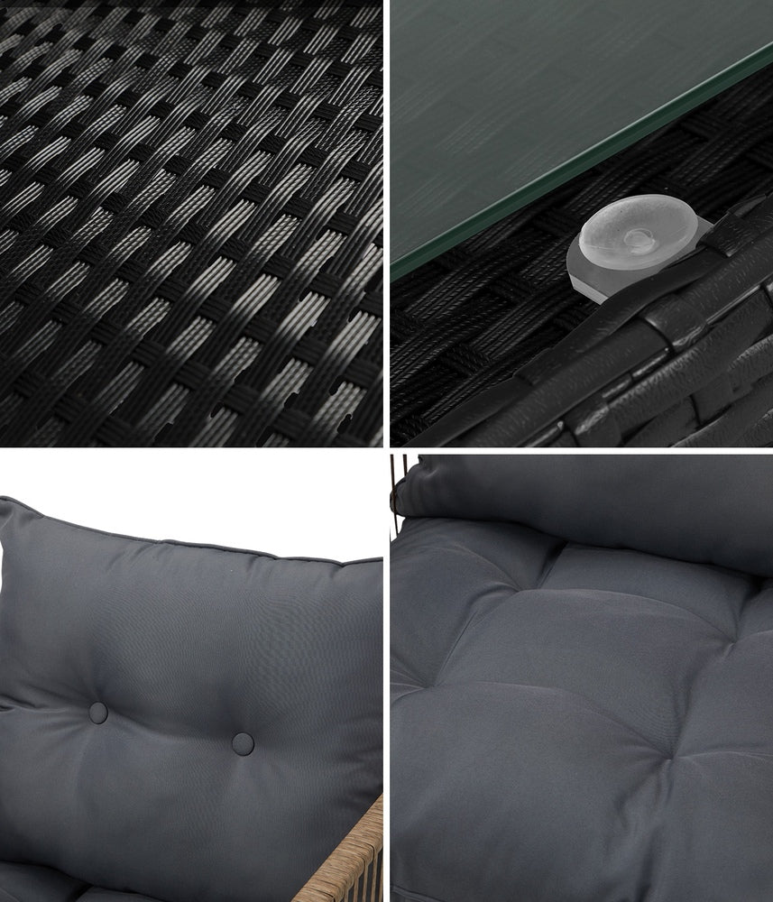 2 Seater Outdoor Patio Lounge Setting