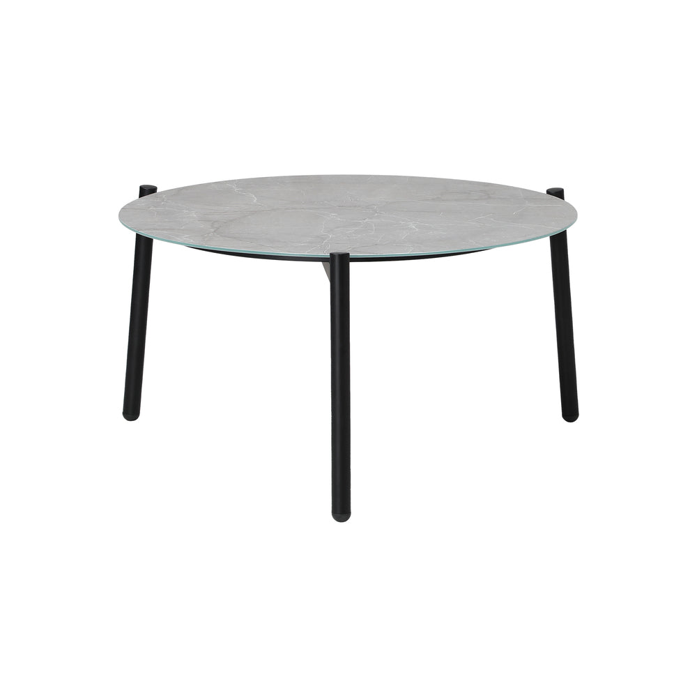 Outdoor Coffee Side Marble Table Desk 50cm Grey