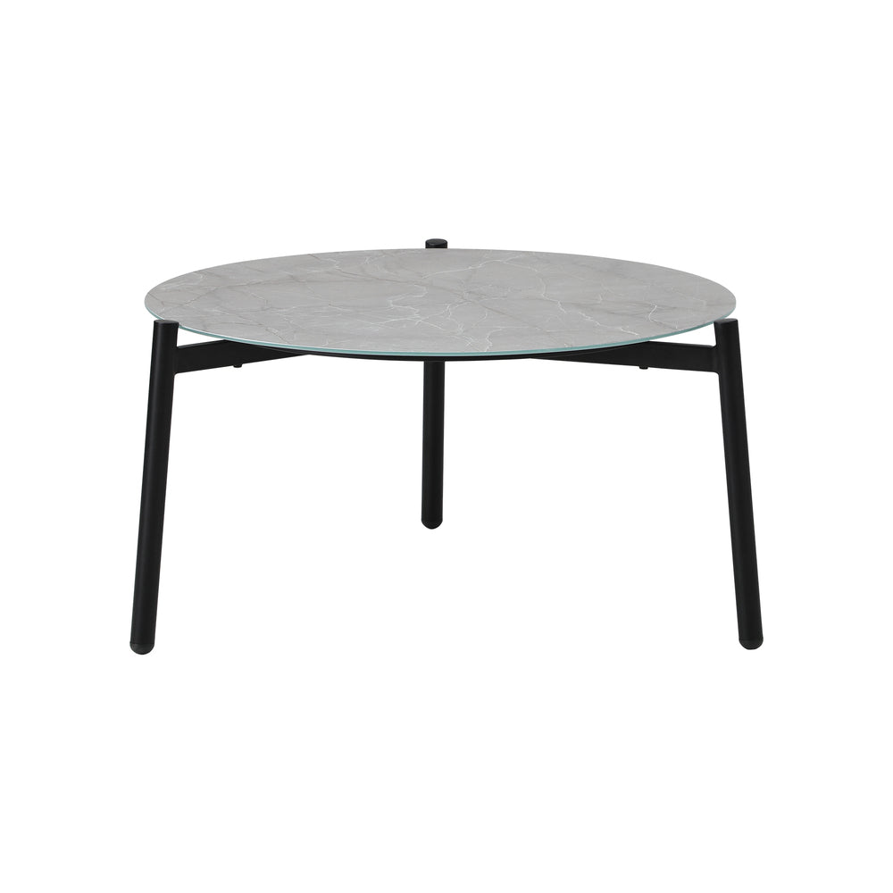 Outdoor Coffee Side Marble Table Desk 50cm Grey
