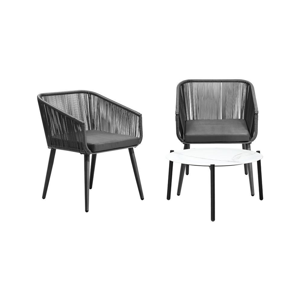 Outdoor Lounge Setting Furniture 3/5 Piece Patio Set