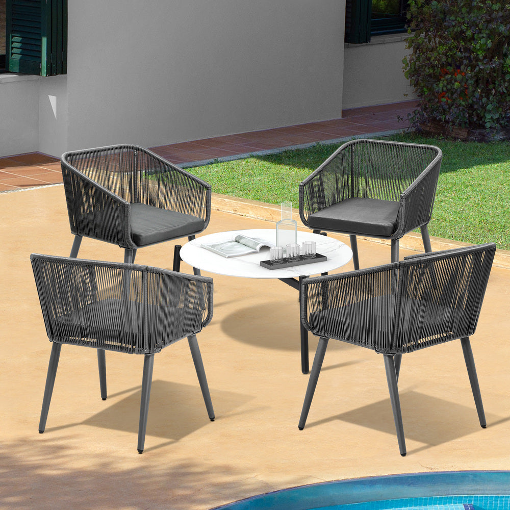 Outdoor Lounge Setting Furniture 3/5 Piece Patio Set