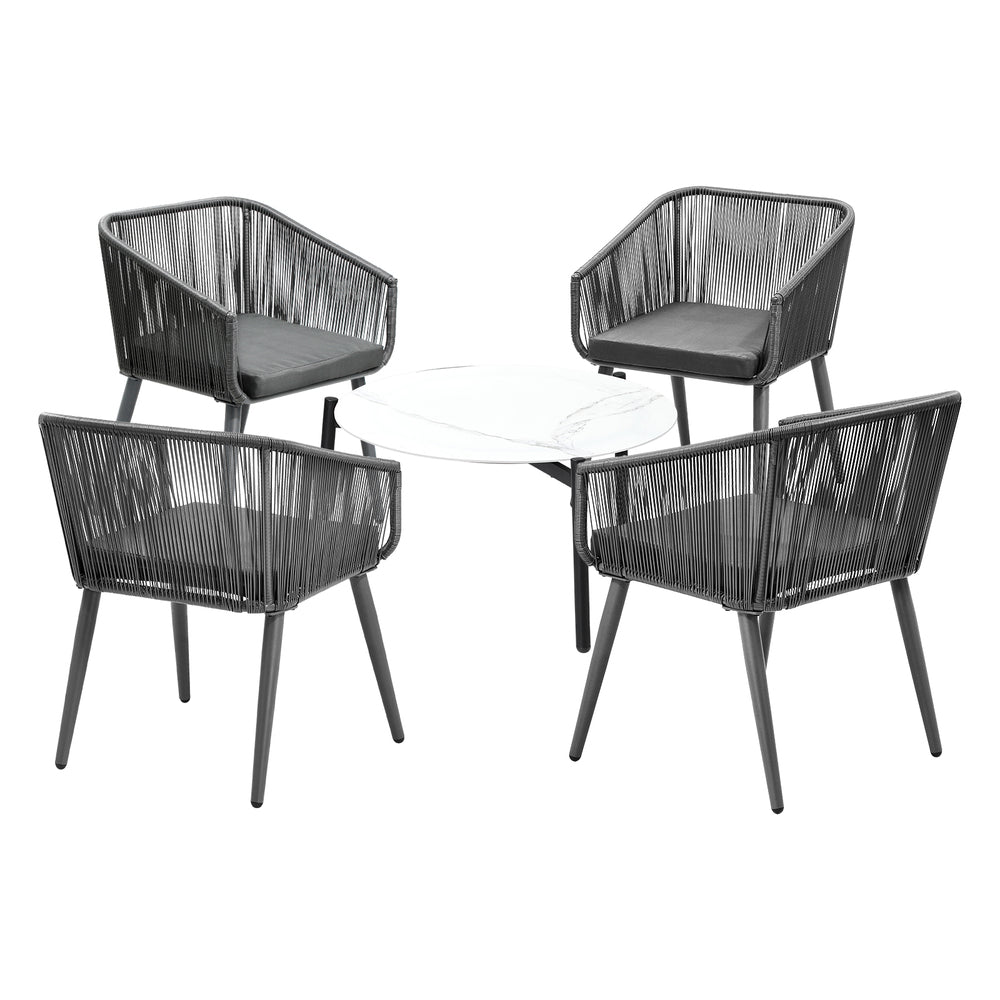Outdoor Lounge Setting Furniture 3/5 Piece Patio Set