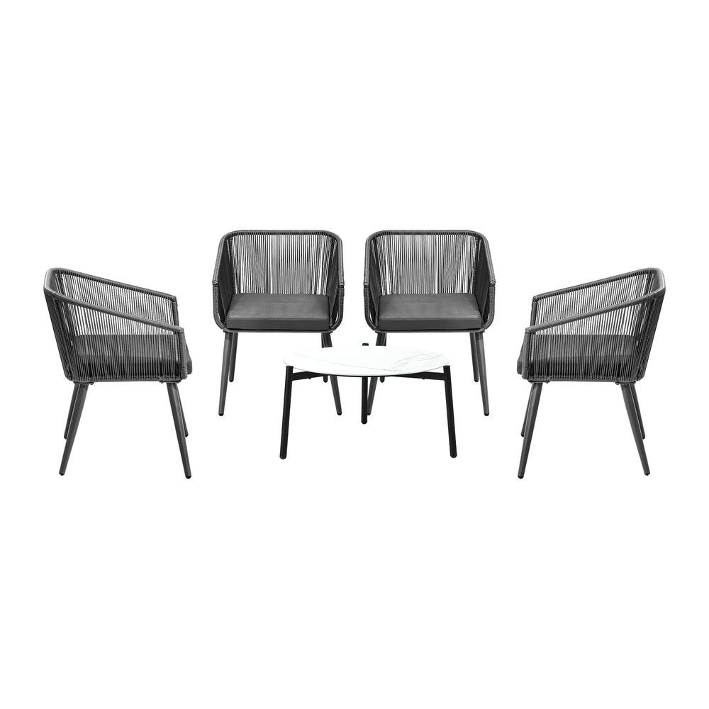 Outdoor Lounge Setting Furniture 3/5 Piece Patio Set
