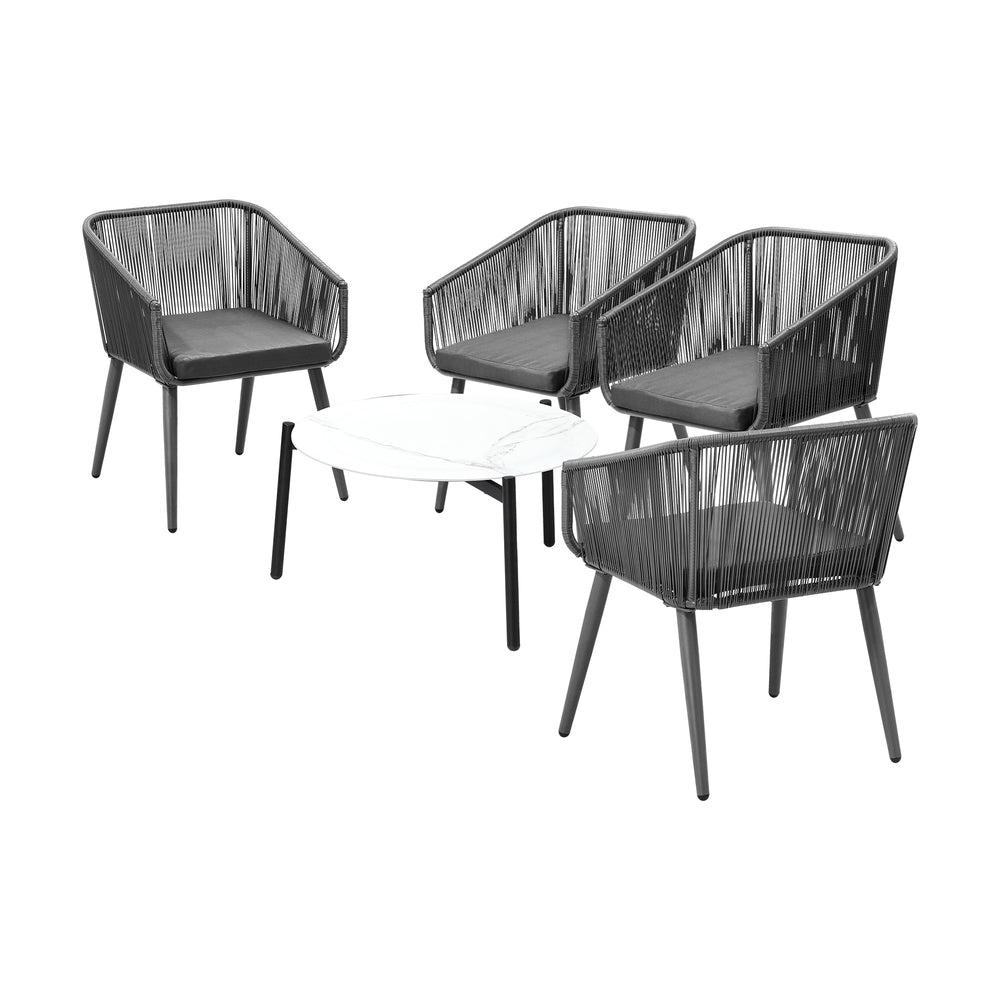 Outdoor Lounge Setting Furniture 3/5 Piece Patio Set