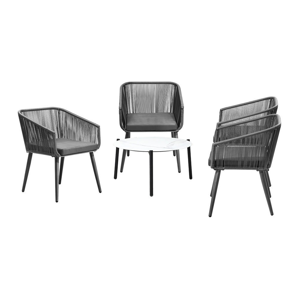 Outdoor Lounge Setting Furniture 3/5 Piece Patio Set