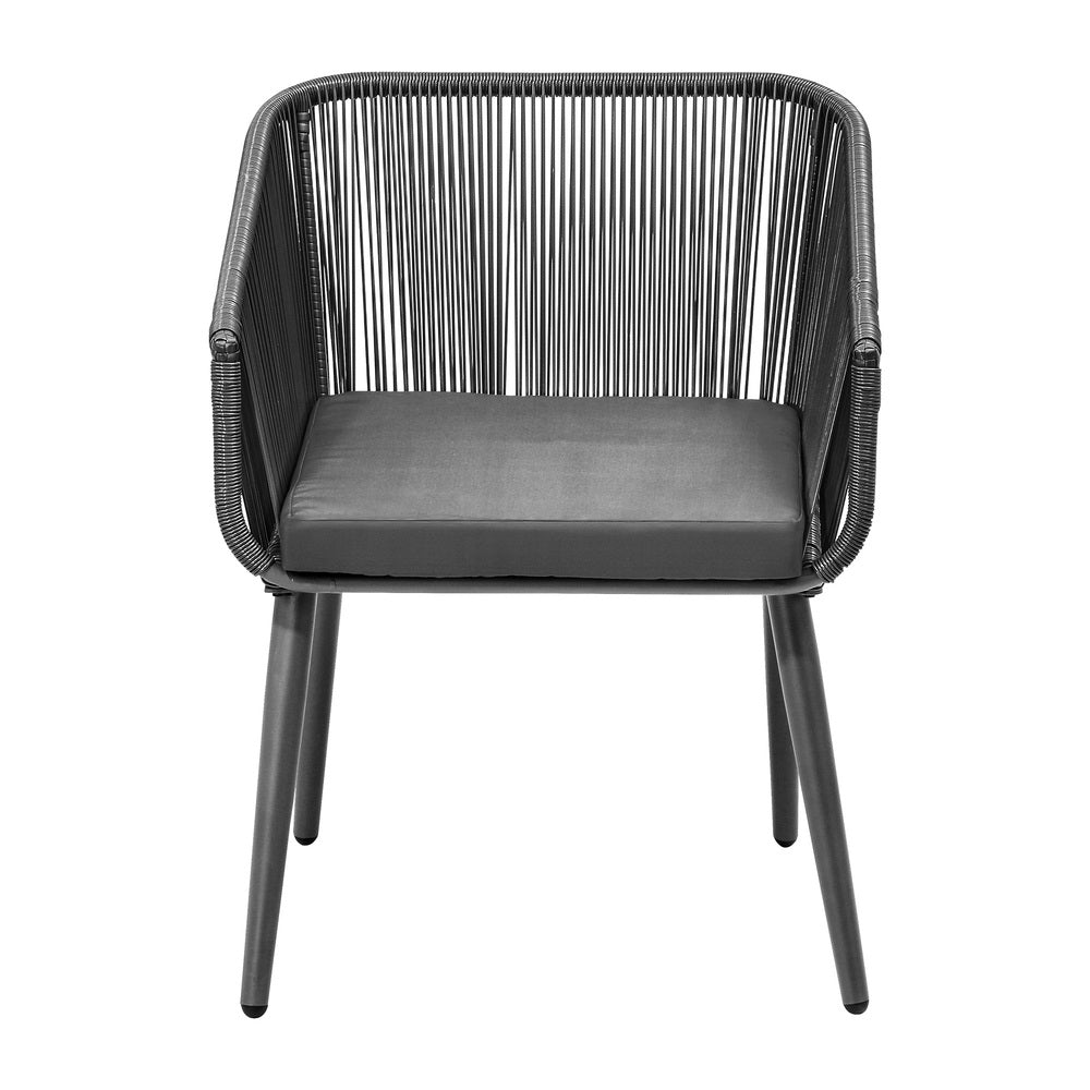 Outdoor Furniture Lounge Setting Chairs Set of 2 Bistro Patio Garden Set