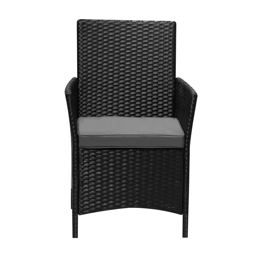 Outdoor Dining Chairs Rattan Outdoor Patio Chairs Furniture Set of 2