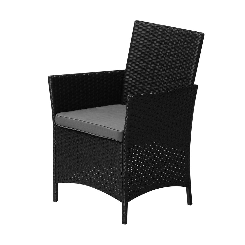 Outdoor Dining Chairs Rattan Outdoor Patio Chairs Furniture Set of 2