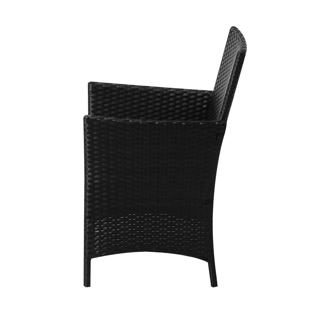 Outdoor Dining Chairs Rattan Outdoor Patio Chairs Furniture Set of 2