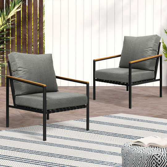 Outdoor Lounge Dining Chairs Patio Furniture Lounge Setting