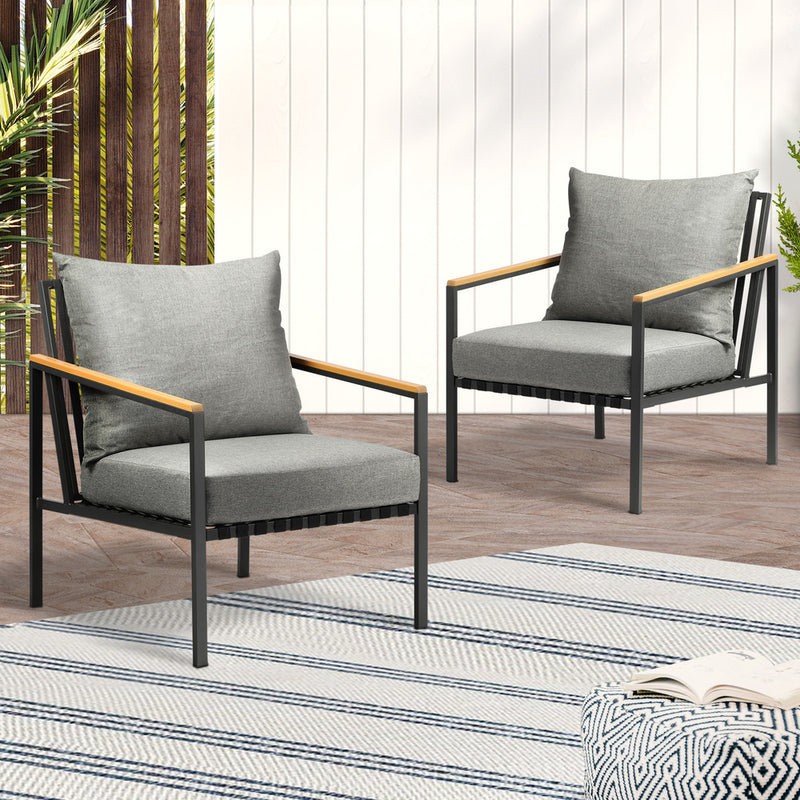 Outdoor Lounge Chairs Patio Furniture Garden Sofa with