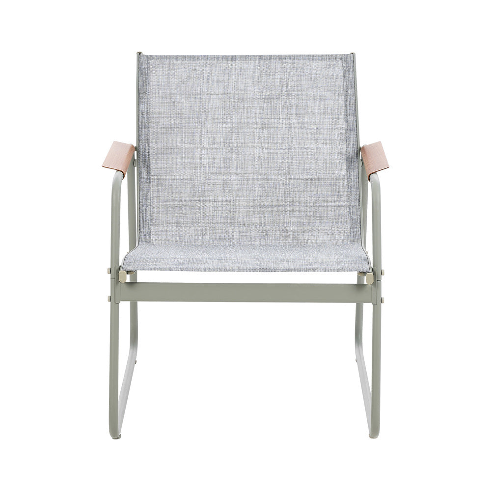 2PCS Outdoor Patio Armchair Textilene Weather-Resistant Garden Balcony Furniture