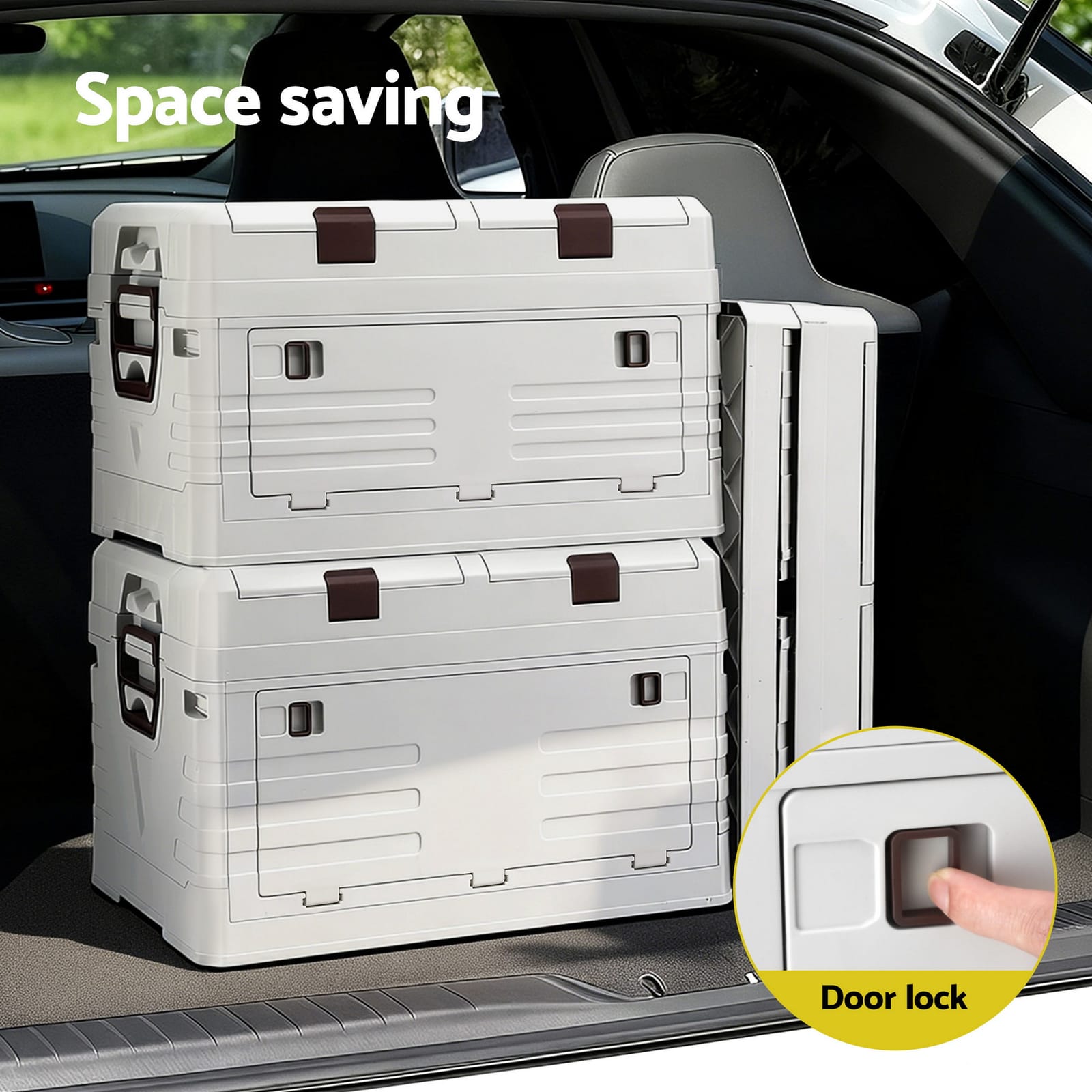 Outdoor Storage Box Foldable 57x40x38.5cm