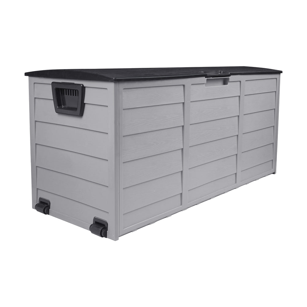 Outdoor Storage Box Cabinet Container Garden Chest Deck Tool Lockable 290L