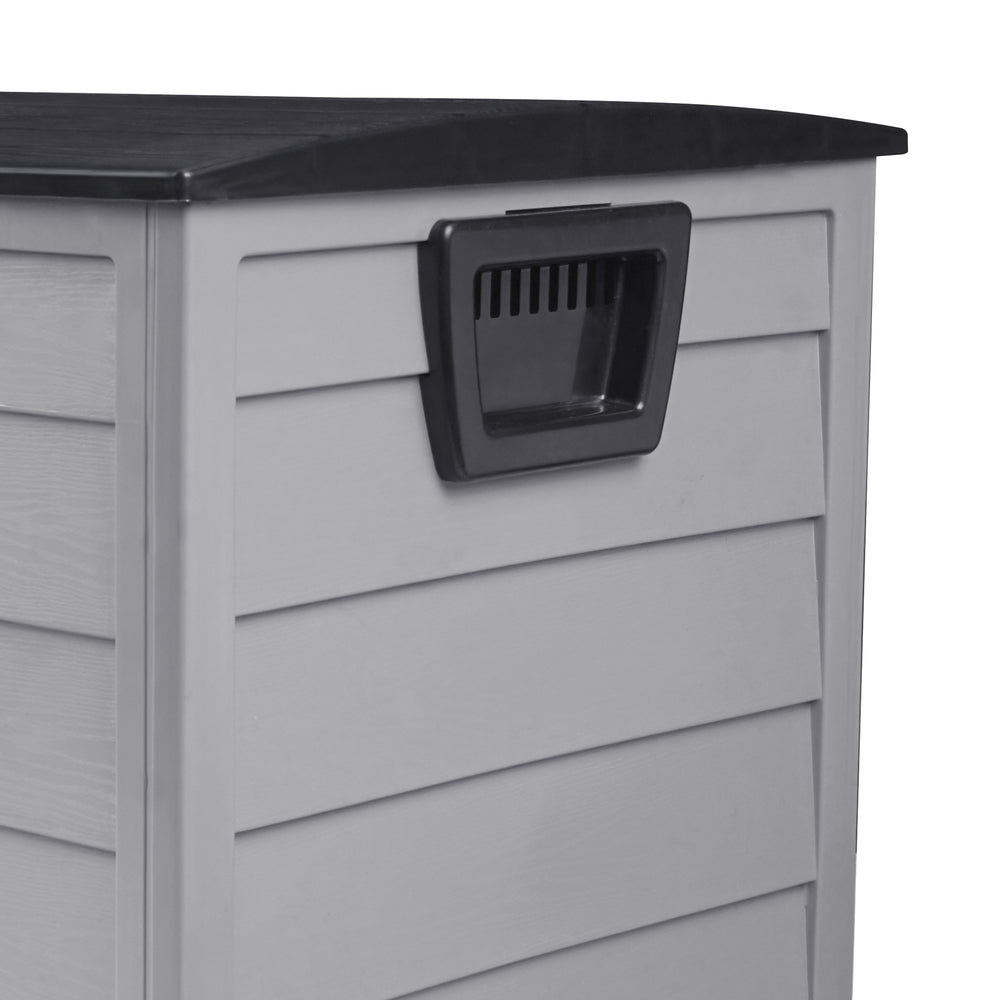 Outdoor Storage Box Cabinet Container Garden Chest Deck Tool Lockable 290L