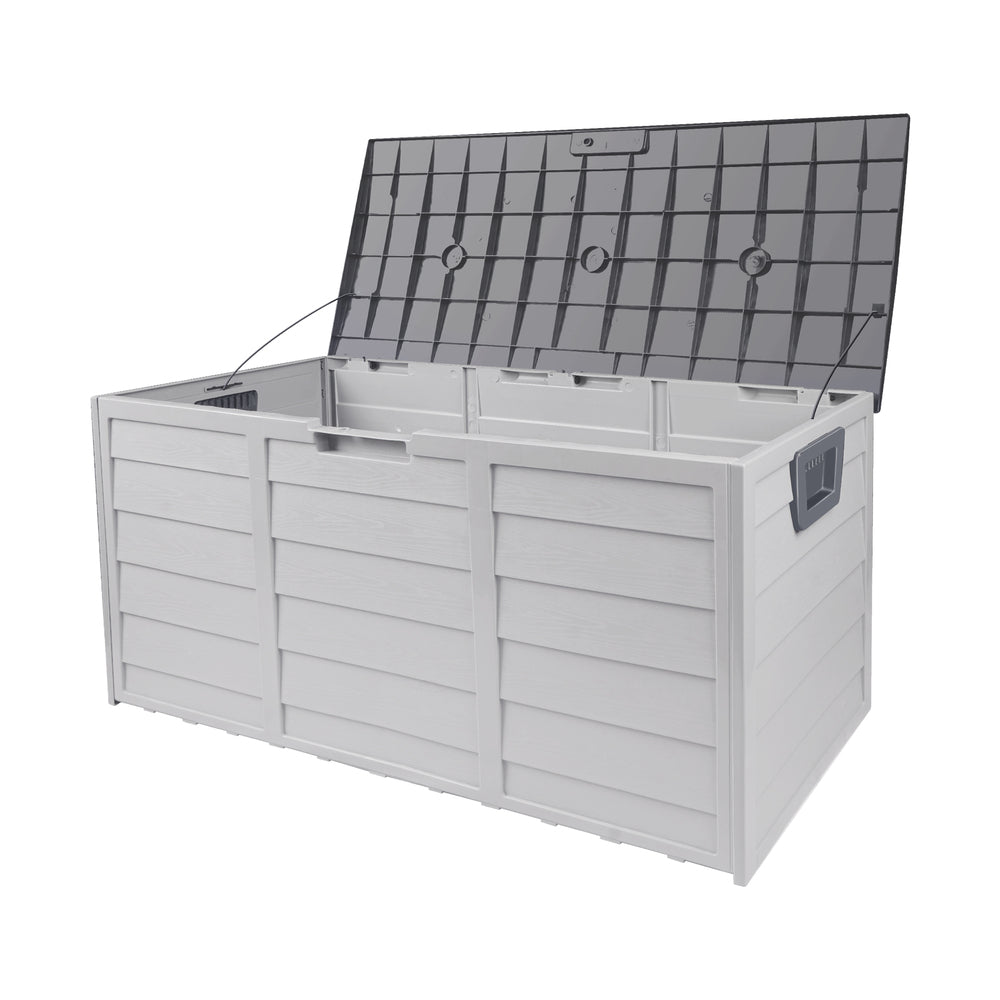 Outdoor Storage Box Cabinet Container Garden Chest Deck Tool Lockable 290L