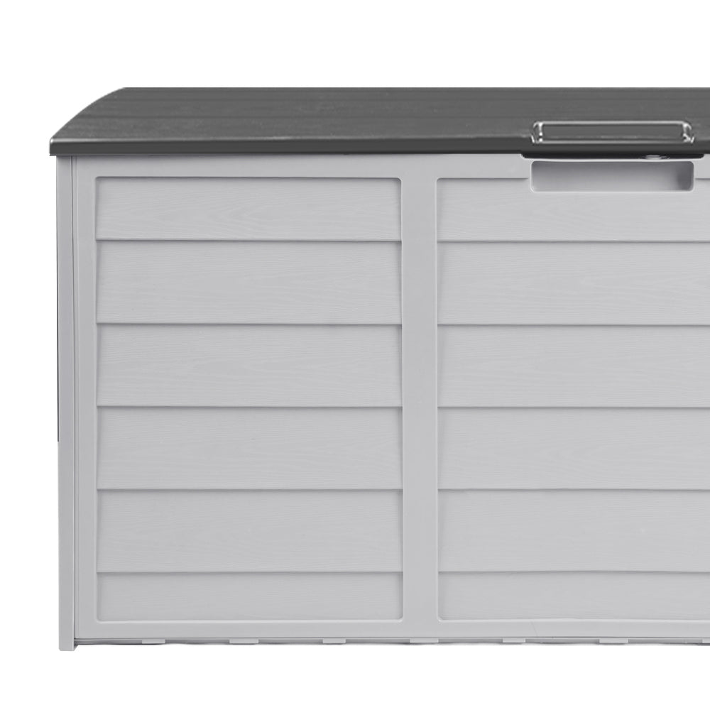 Outdoor Storage Box Cabinet Container Garden Chest Deck Tool Lockable 290L